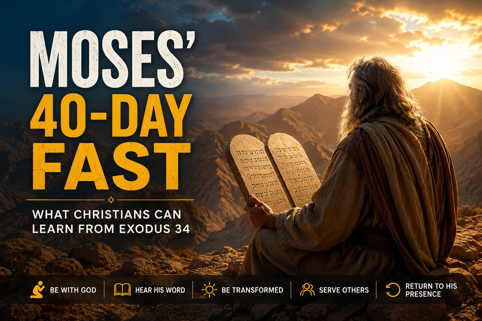moses 40 days fast